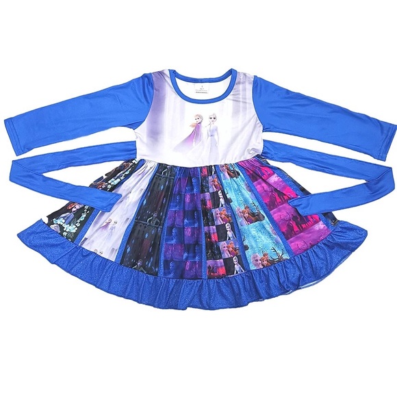 Other - Frozen Elsa Anna Cute Twirl Dress